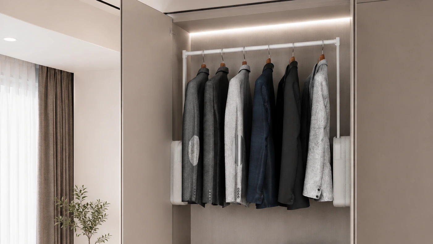 Motorized Wardrobe Lift for High Closets Motorized Wardrobe Lift for High Closets